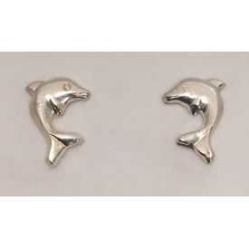 RAAT3492 Small Dolphin Post Earring