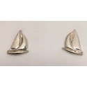 RAAT3446 Small Sailboat Post Earrings
