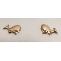 RAAT3490 Small Whale Post Earring