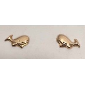 RAAT3490 Small Whale Post Earring