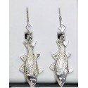 RA1575L86ES STRIPED BASS LEVERBACK EARRINGS