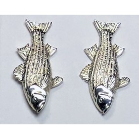 RA1575PERS STRIPED BASS POST EARRINGS