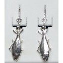 RD2110-1L86ES SMALL TUNA LEVERBACK EARRINGS