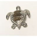 RD295S Turtle Pendant w/ Beach Sand