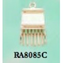 RA8085C Cranberry Scoop Charm 