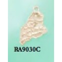 RA9030C Medium Maine Map Charm 