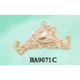 RA9071C Large Marthas Vineyad Map Charm 