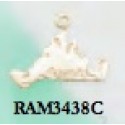 RAM3438C Small Marthas Vineyard Map Charm 