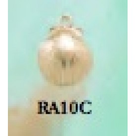 RA10C Small Scallop Shell Charm 