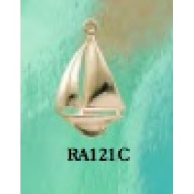 RA121C Small Sailboat Charm 