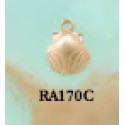 RA170C Tiny Scallop Shell Charm