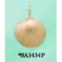 RA3434P Medium Scallop Shell Pendant 