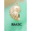 RA43CS Small Nautilus Shell Charm 