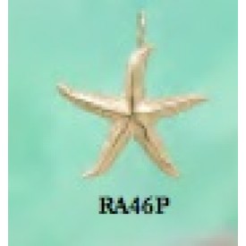 RA46P Medium Starfish Pendant 