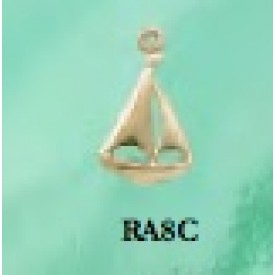 RA8C Tiny Sailboat Charm 
