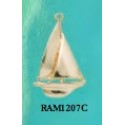 RAM1207C Large Sailboat Charm