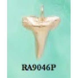 RA9046P Large Shark Tooth Charm