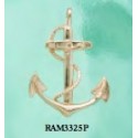 RAM3325P Large Anchor with Rope Charm