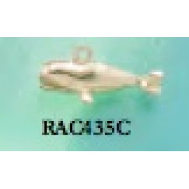 RAC435C 3D Whale Charm