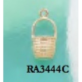 RA3444C Small Nantucket Full Basket Charm