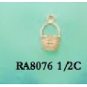 RA80761/2C Tiny Nantucket Half Basket Charm