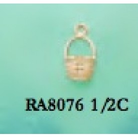 RA80761/2C Tiny Nantucket Half Basket Charm