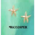 RA3328PER Tiny Starfish Post Earrings