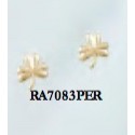 RA7083PER Shamrock Earrings