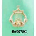 RA9075C Irish Harp Charm
