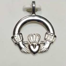 RA1155PS Medium Claddagh Pendant 