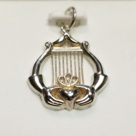 RA9075CS Irish Harp Charm