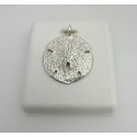 RA510PS Sterling Silver Sanddollar Pendant 