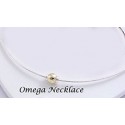 MS1932 1.3mm Single Ball Beach Omega Necklace