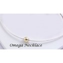 MS1932 1.3mm Single Ball Beach Omega Necklace